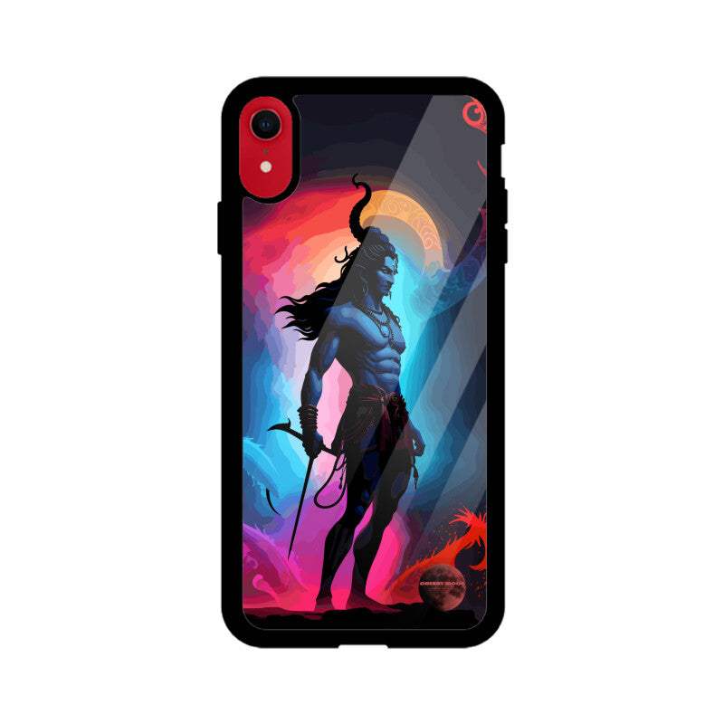 Apple iPhone Glass Phone Case - Lord Shiva 2