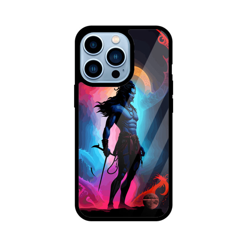 Apple iPhone Glass Phone Case - Lord Shiva 2