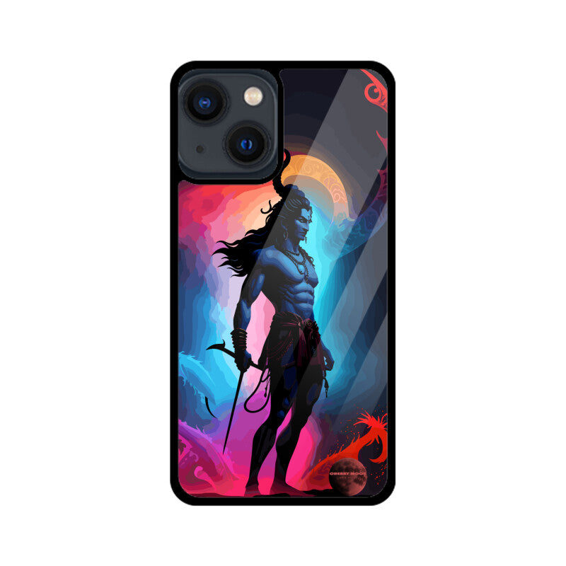 Apple iPhone Glass Phone Case - Lord Shiva 2