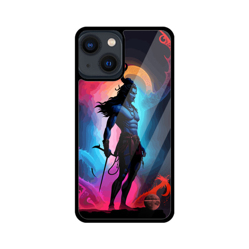 Apple iPhone Glass Phone Case - Lord Shiva 2