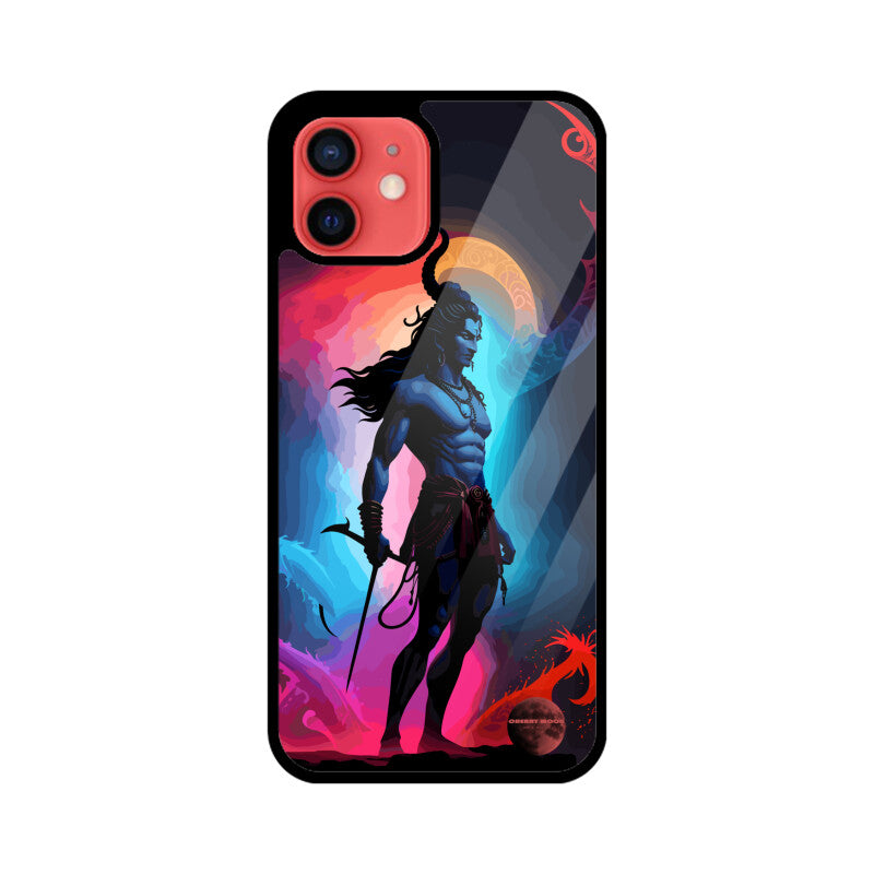 Apple iPhone Glass Phone Case - Lord Shiva 2