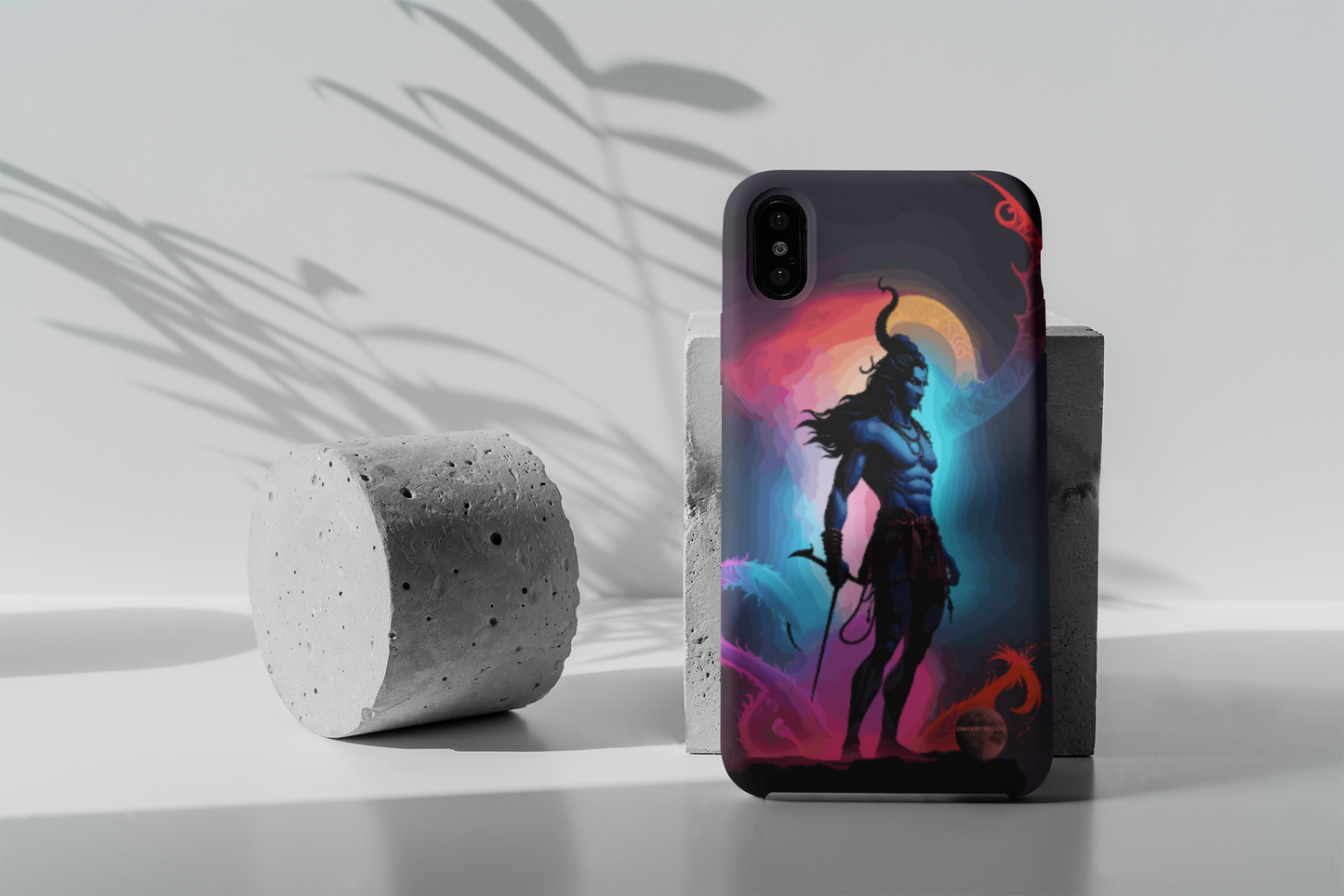 Apple iPhone Glass Phone Case - Lord Shiva 2