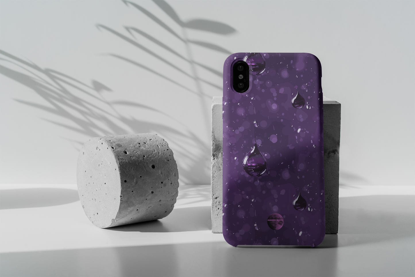 Apple iPhone Glass Phone Case - Purple Rain 1