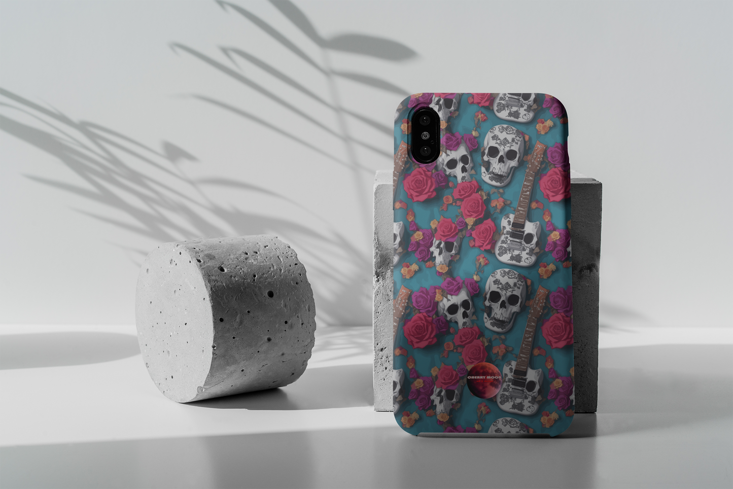 Apple iPhone Glass Phone Case - Sugar Skull 2