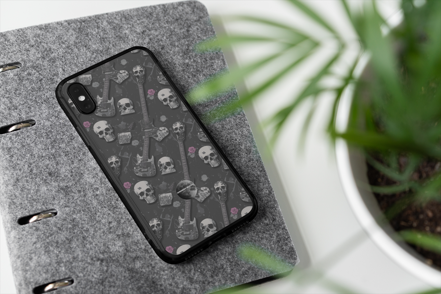 Apple iPhone Glass Phone Case - Sugar Skull 6