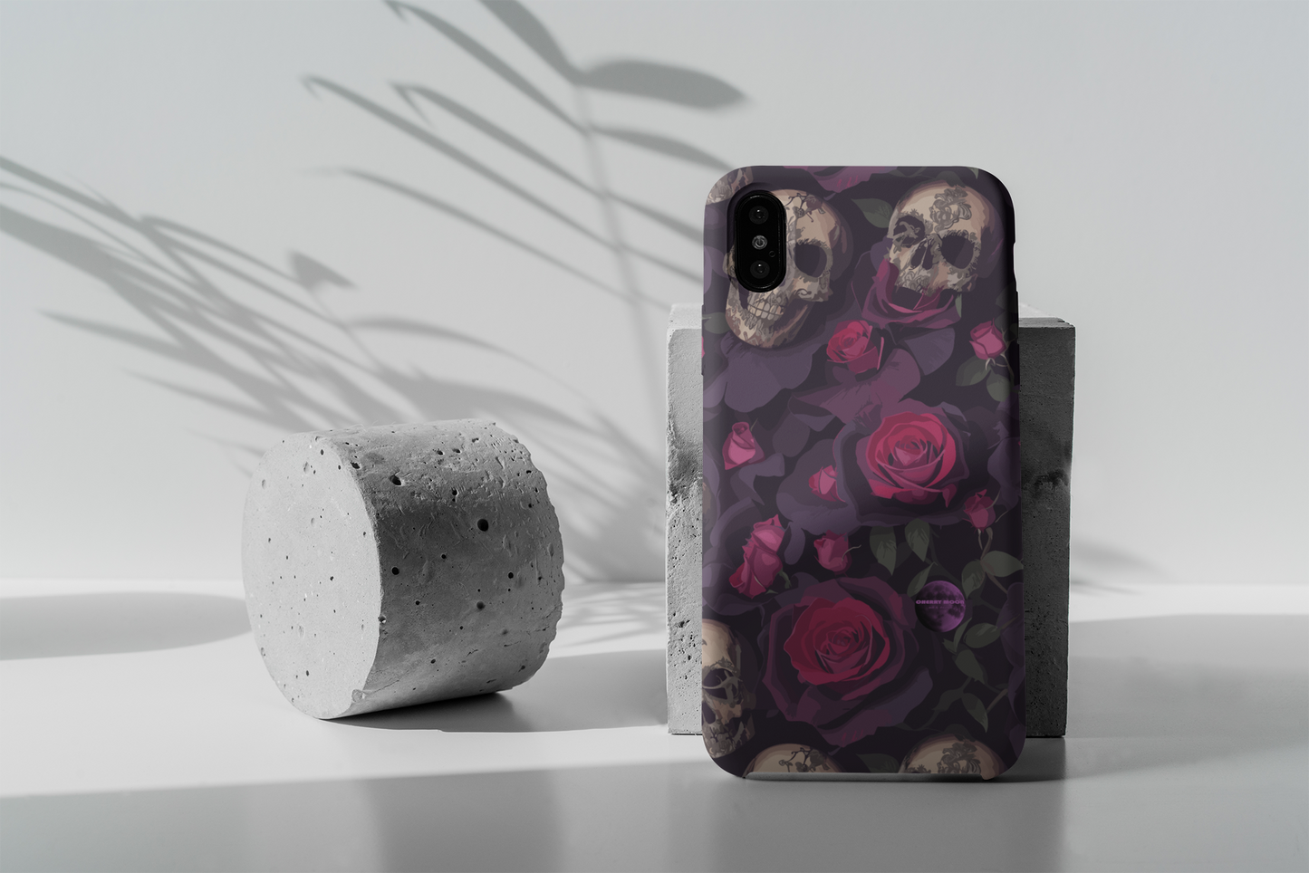 Apple iPhone Glass Phone Case - Sugar Skull 9