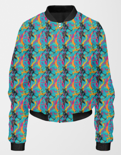 Woman's Bomber Jacket - Lord Shiva 1